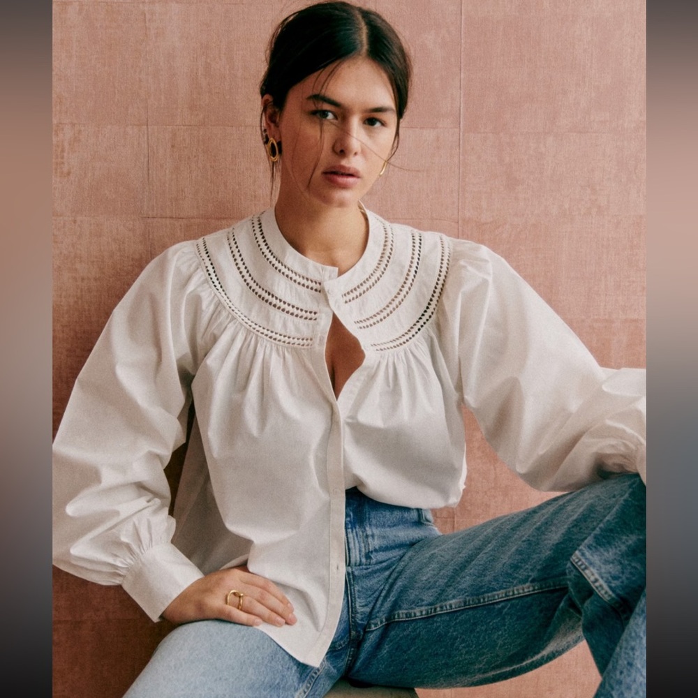 Sezane Otilia blouse, size 4
